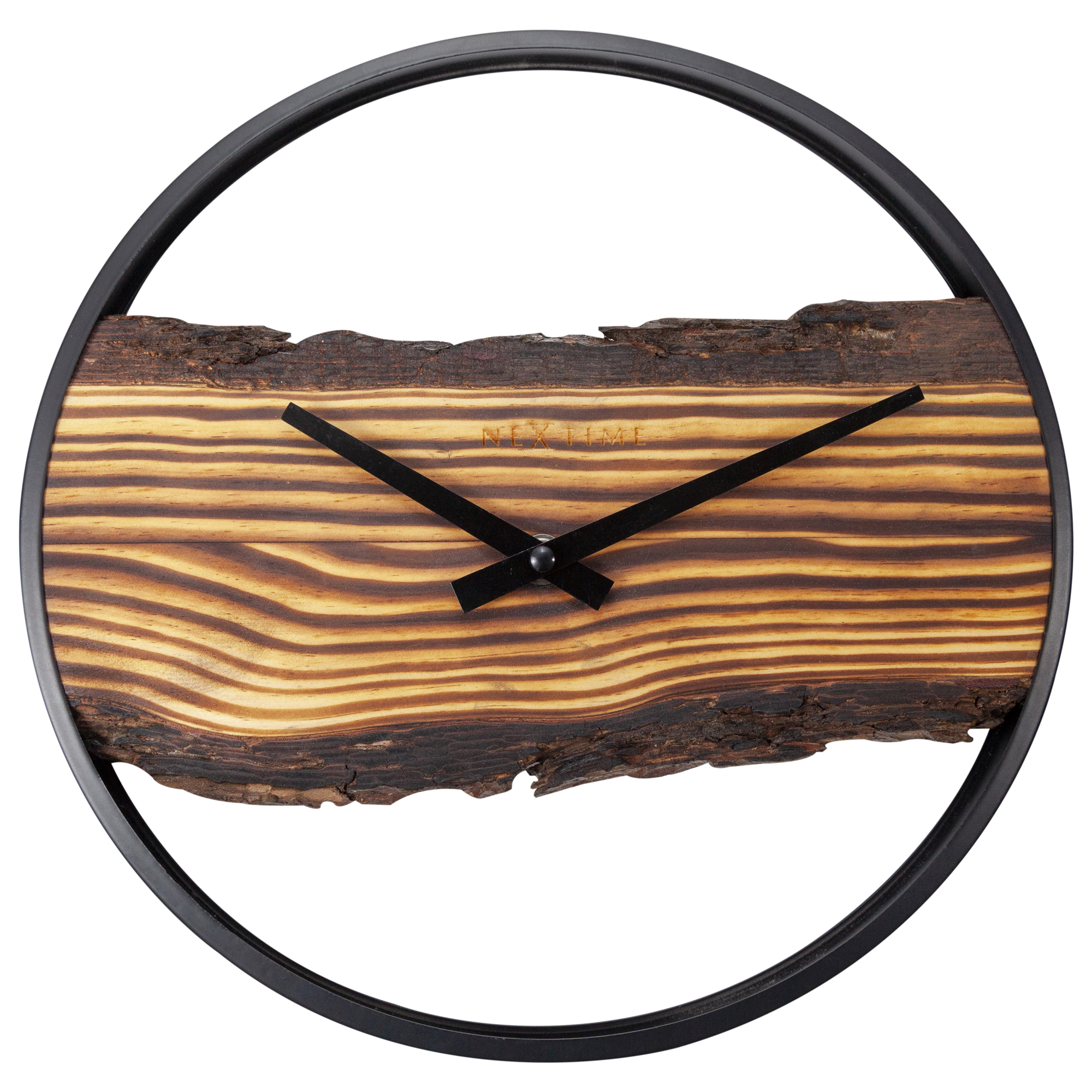 Nextime Wanduhr 3264BR Forest, Ø = 30cm
