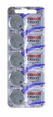 CR2032 Maxell Electronic Batterie, 5er Blister