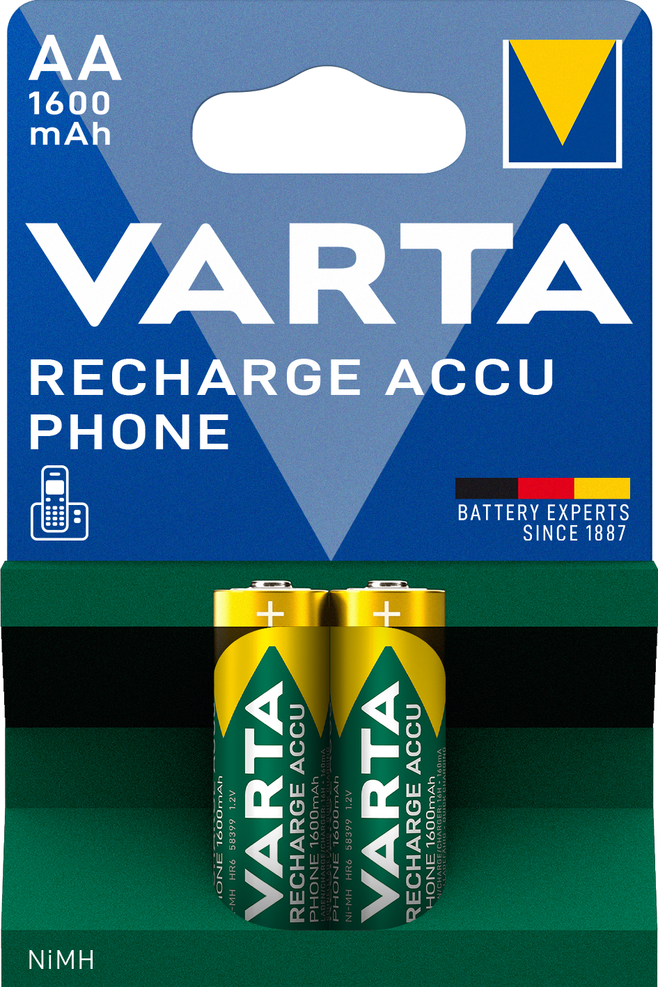 T399 Varta Phone Power Akku AA, 2er Blister