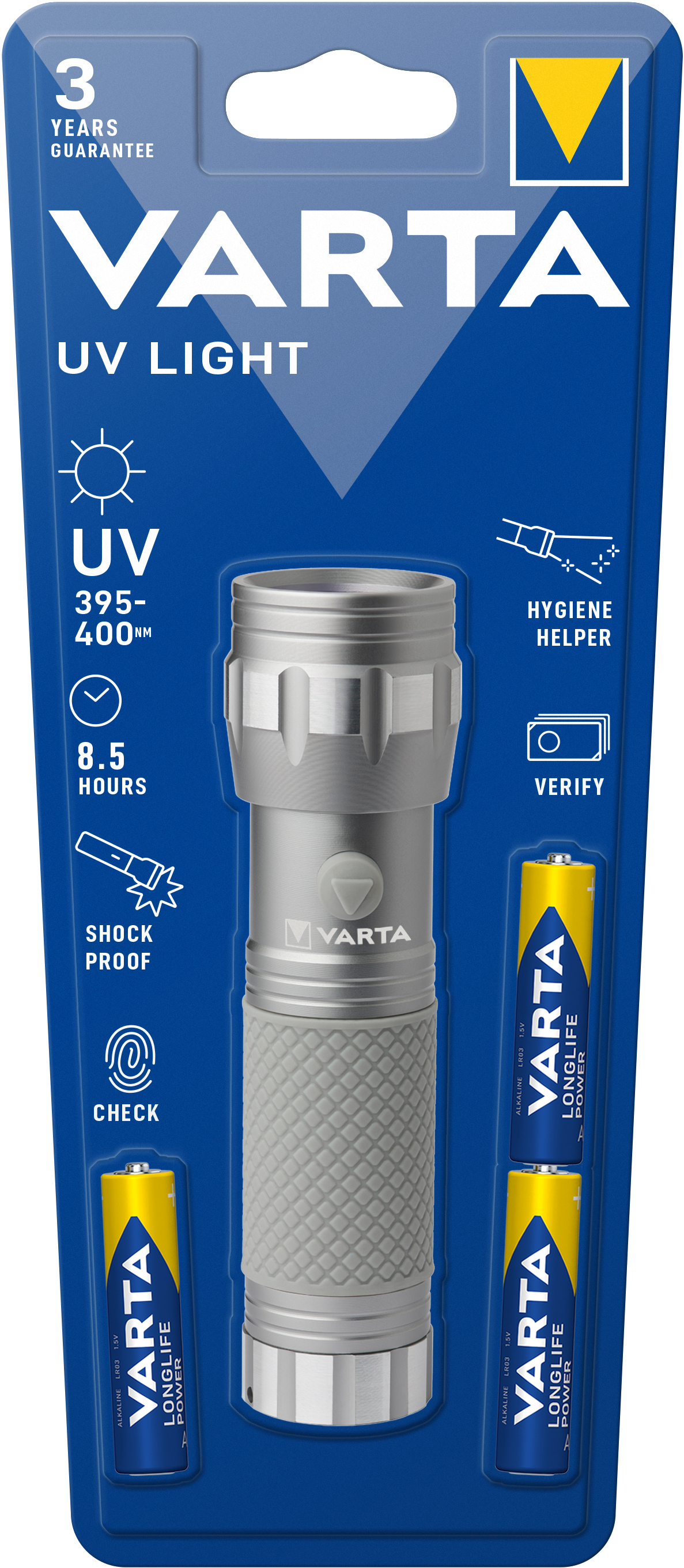 T15638 Varta UV Light 3AAA mit Batt..