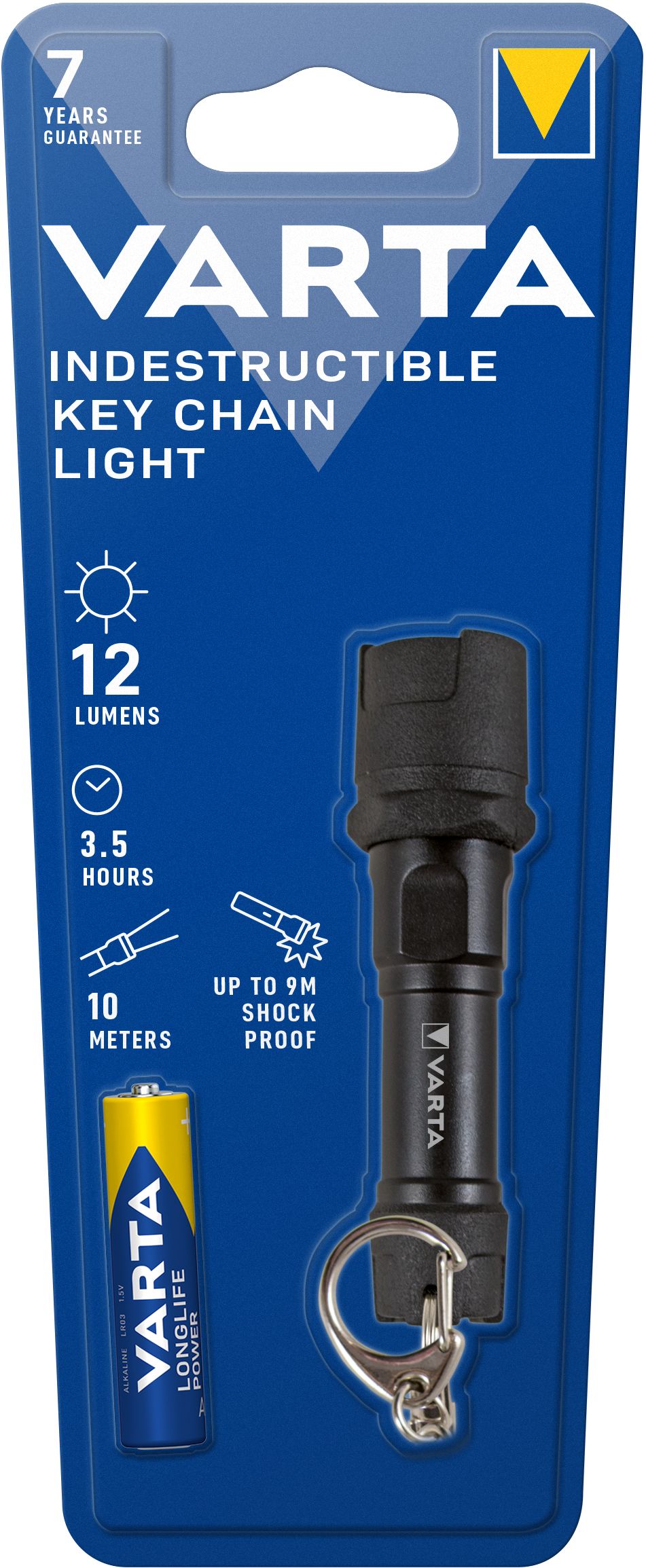 T16701 Varta Indestructible Key Chain Light