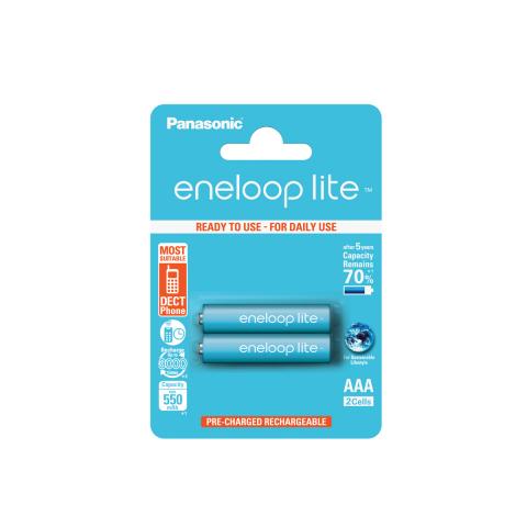 Panasonic eneloop lite Akku BK-4LCCE/2BE AAA 550mAh
