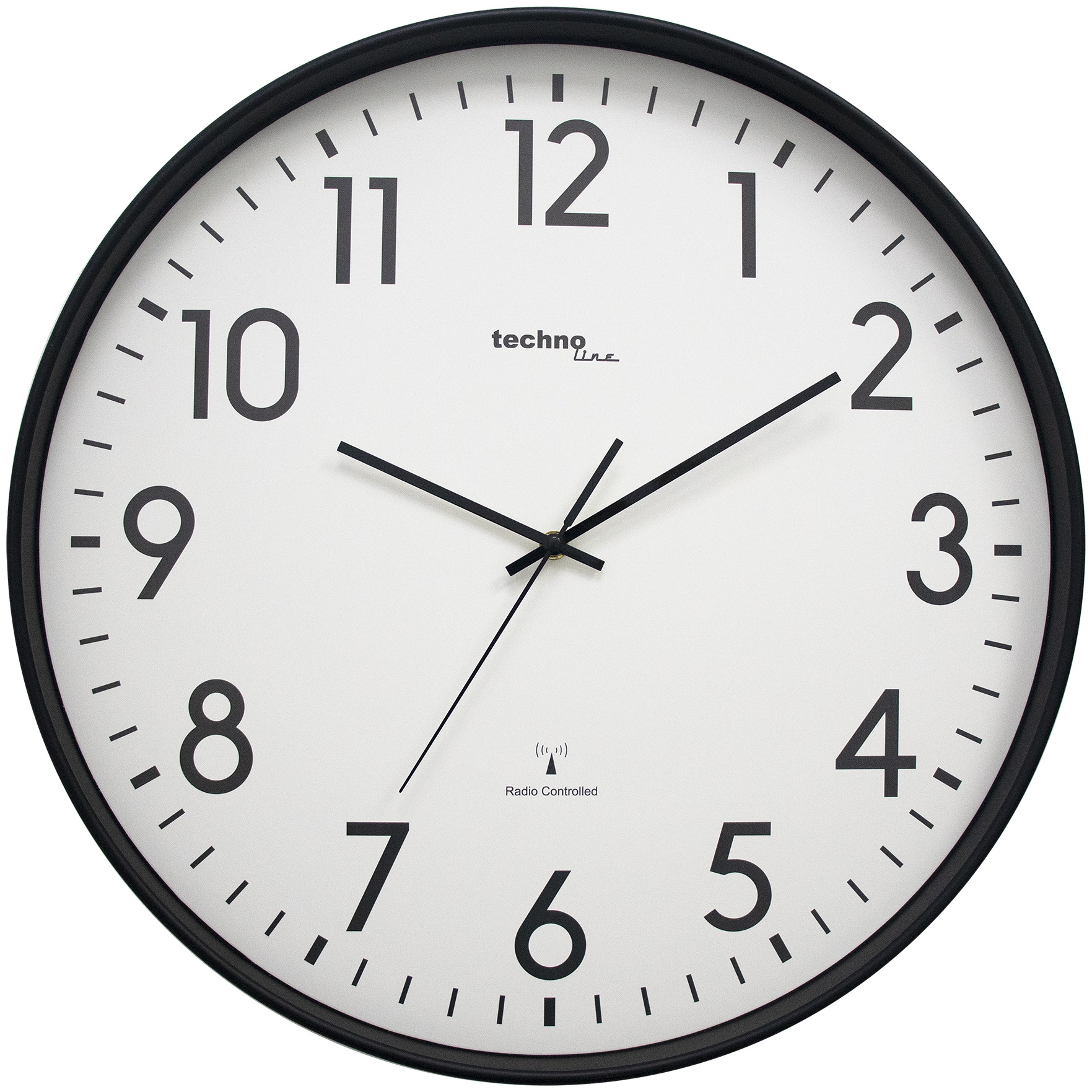 WT 8998 technoline XXL Funk-Wanduhr, Ø=50,5ck
