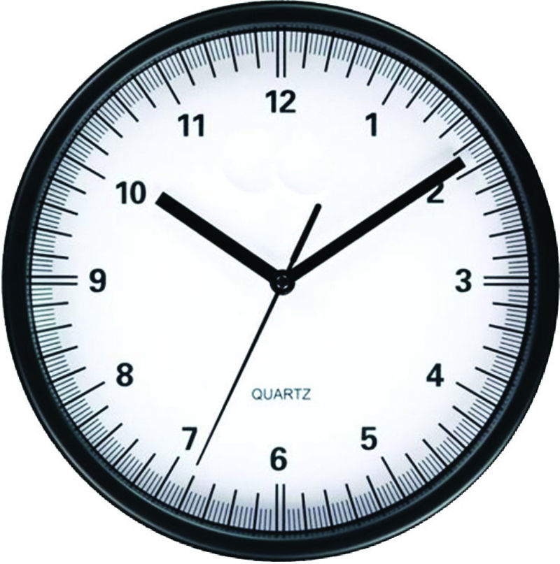 WT 6700 technoline Quarzwanduhr, Ø=25cm 