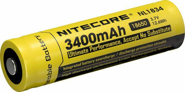 Nitecore Li-Ion Akku 18650 NL1834 