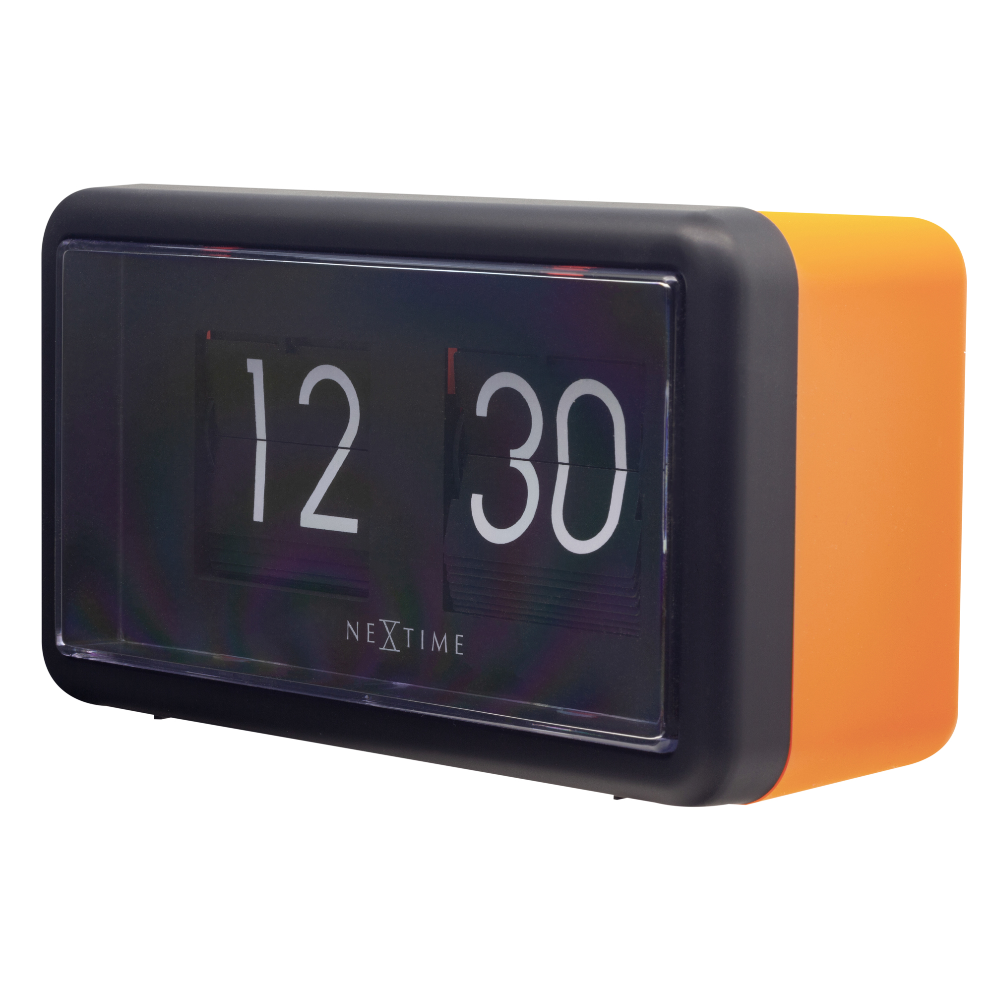 Nextime Tischuhr 5228OR Flip Clock, 18 x 10 x 7cm