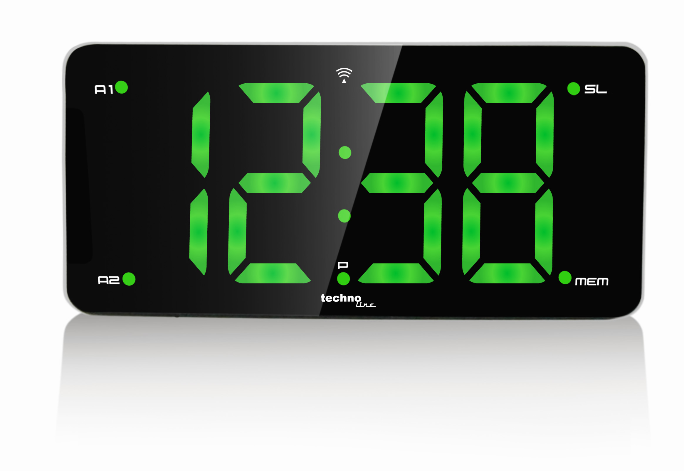 WT486  technoline Funkuhr mit Radiowecker