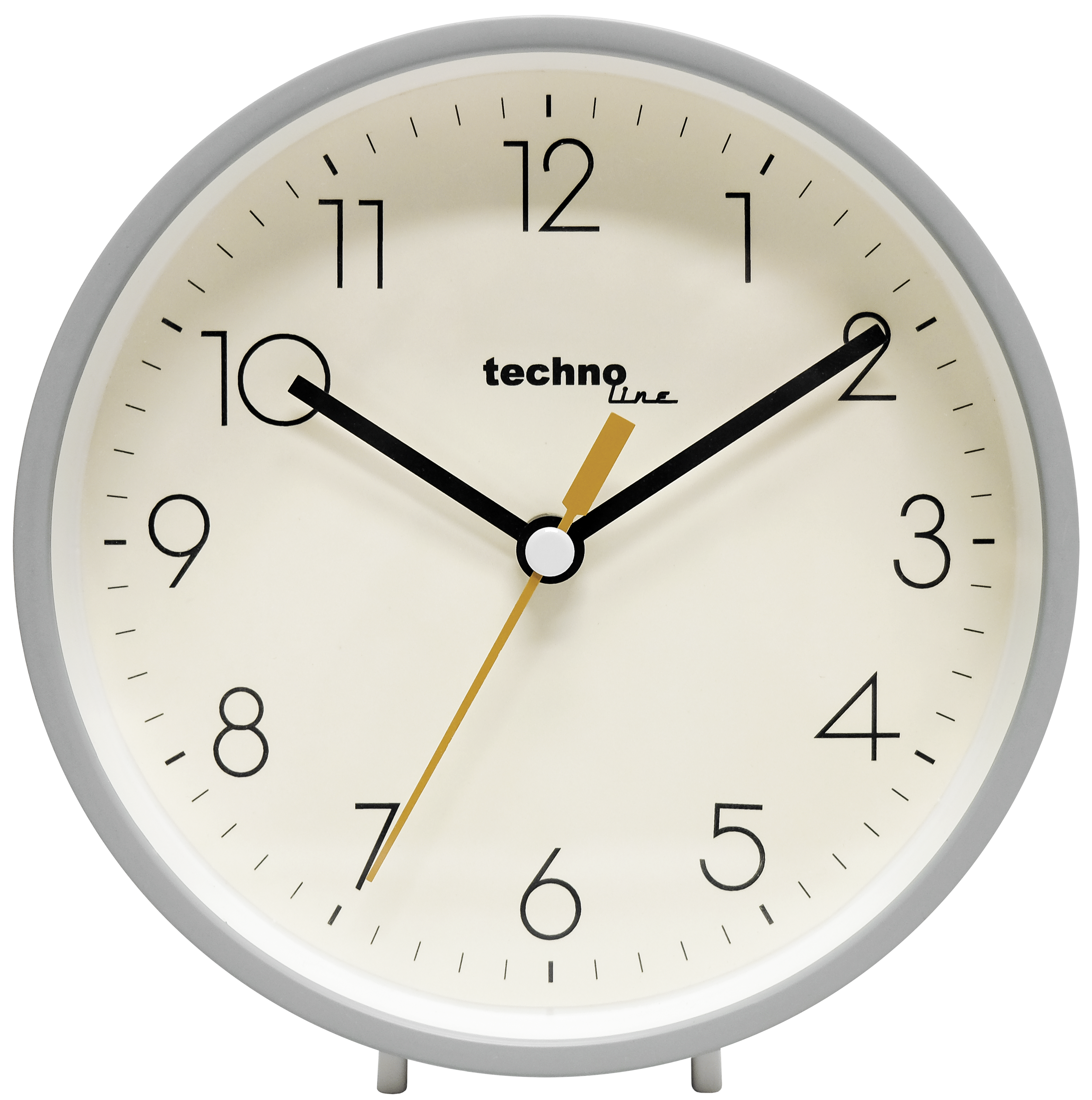 technoline Quarzwecker Modell H, grau