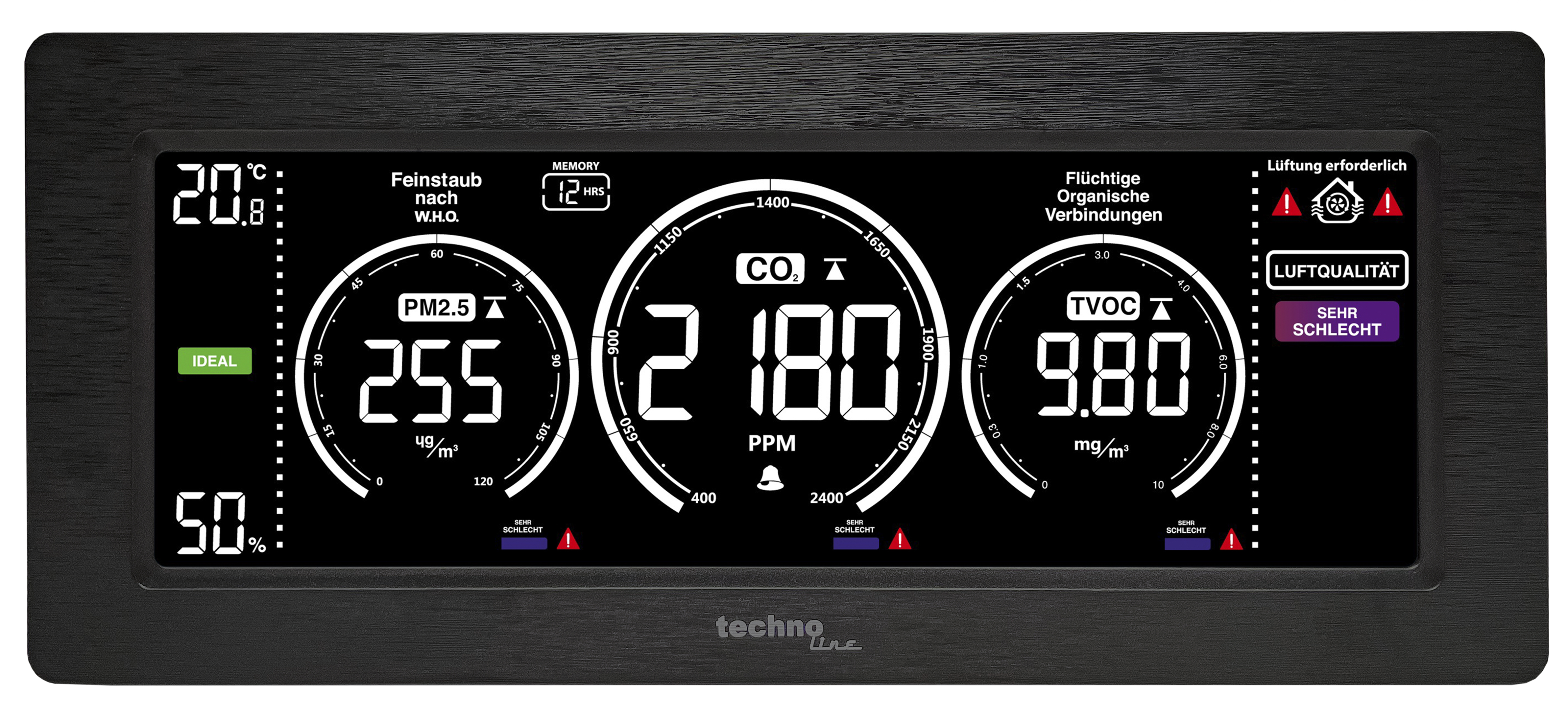 WL 1035 technoline CO2-Messgerät