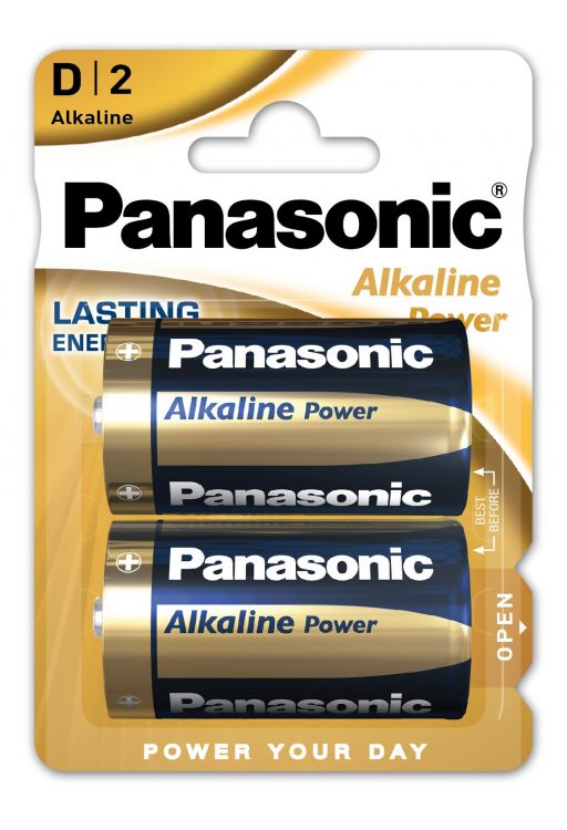 LR20/2BP  Panasonic Alkaline Power Batterie