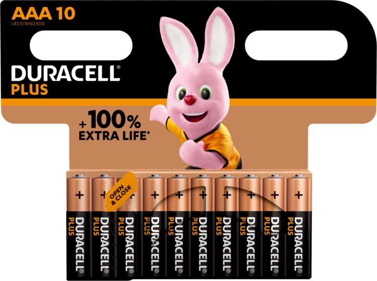 MN2400 Duracell Plus Mainline 100% K10