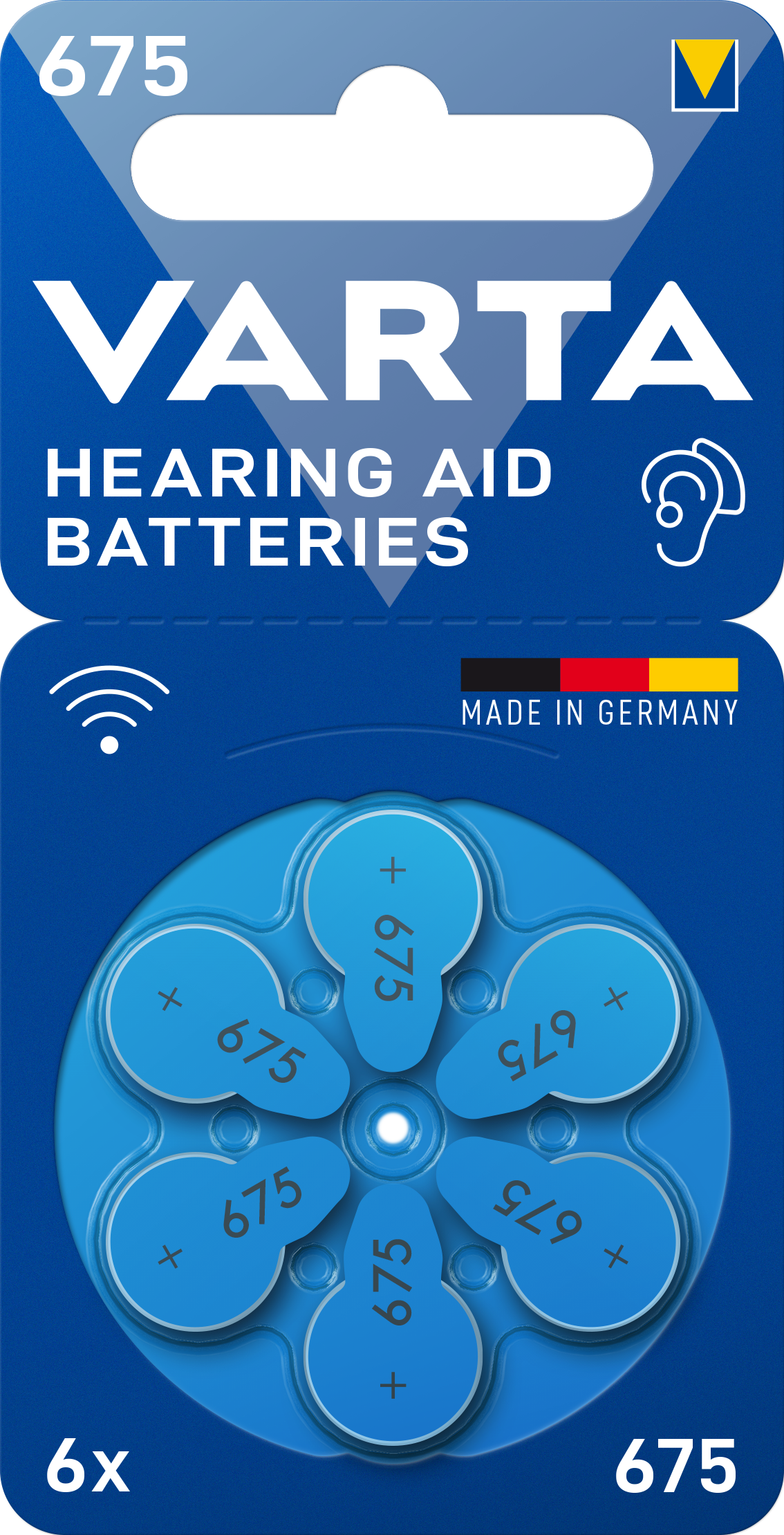 V675 Varta Hearing Aid Batteries 