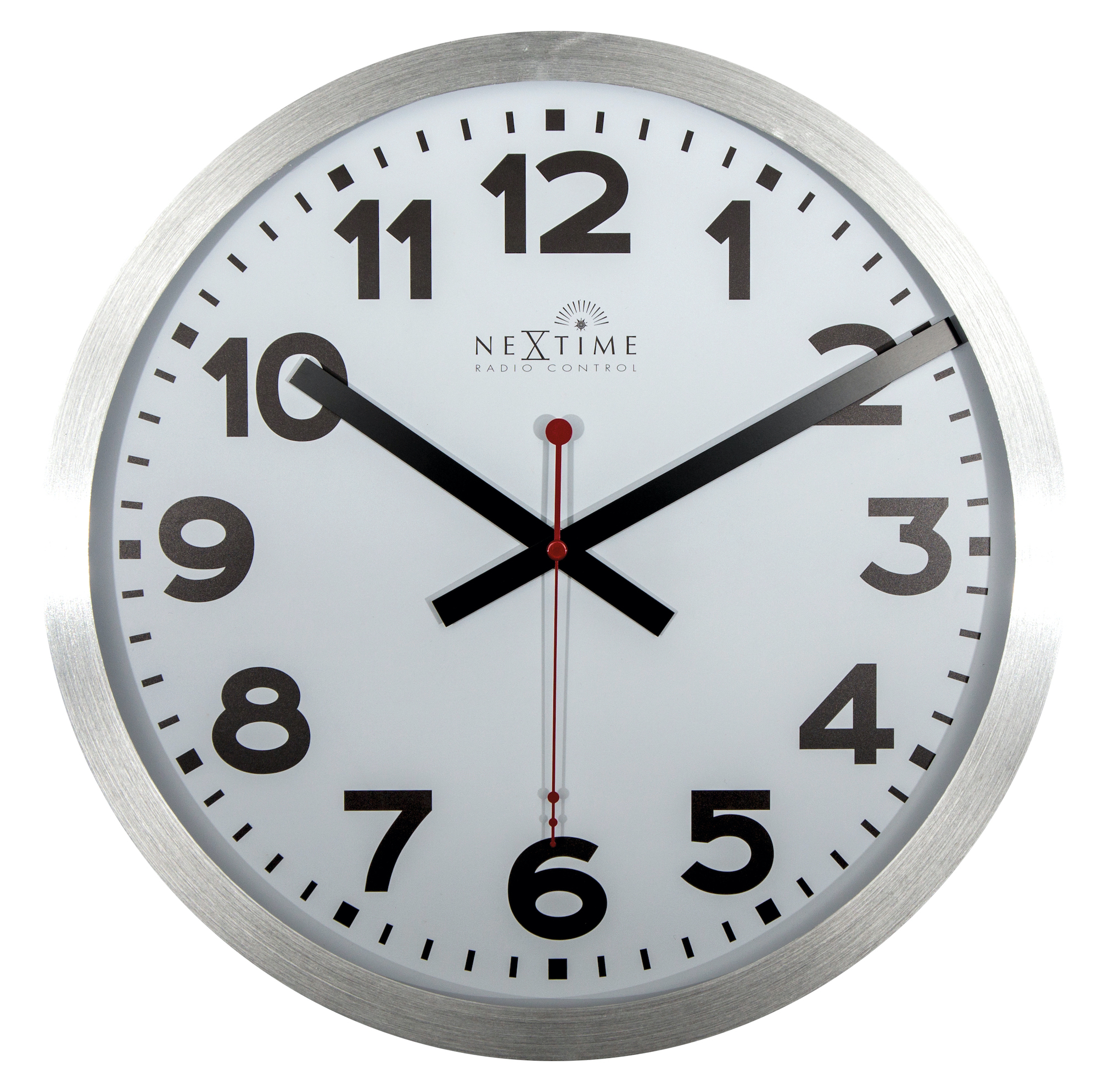 Nextime Funk-Wanduhr Station 3999ARRC, Ø = 35cm