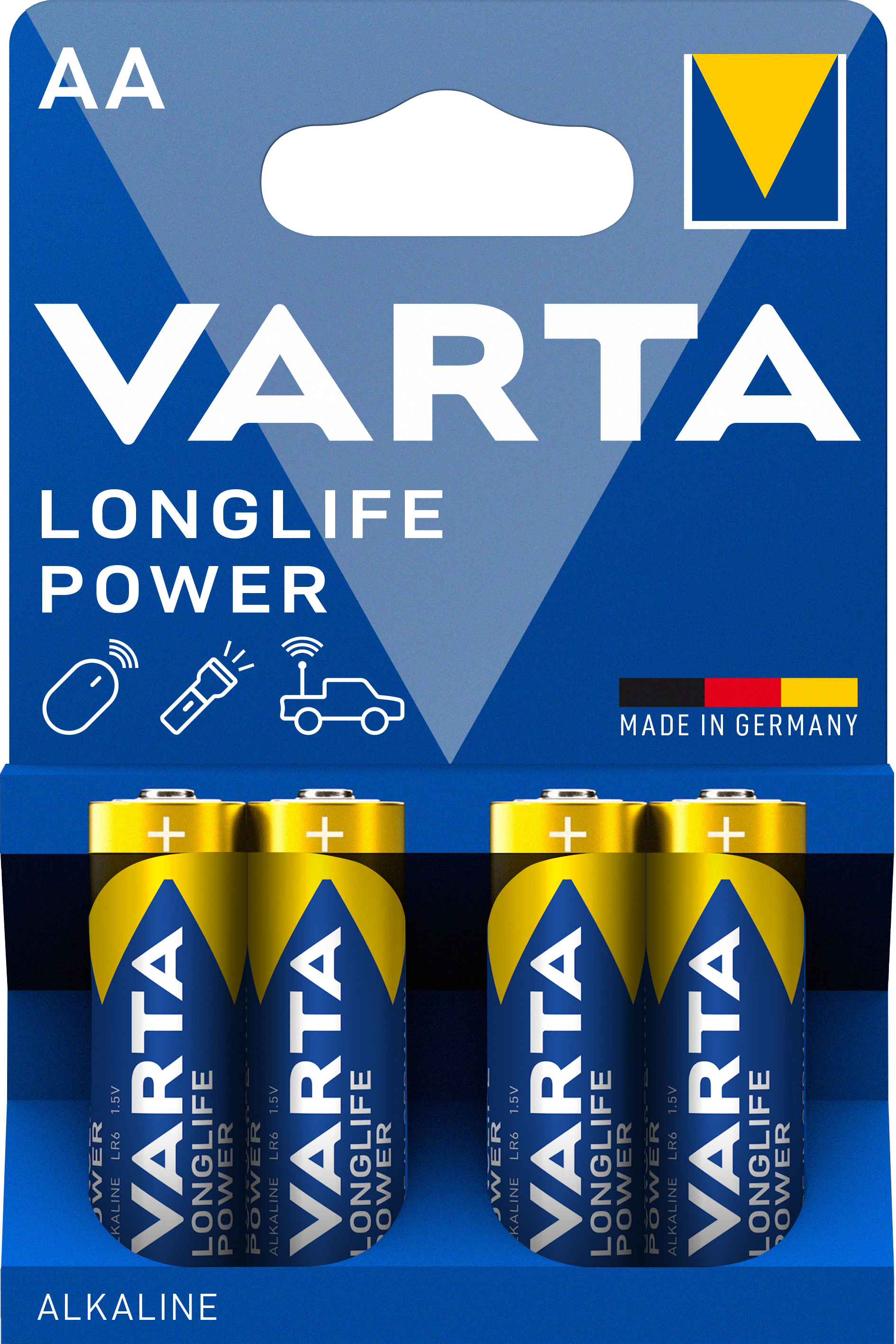 V4906 Varta Longlife Power Batterie 4er Blister