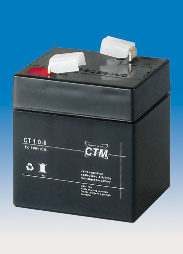 CT1.0-6 CT1-6 CTM Blei Gitter-Vließ-Batterie