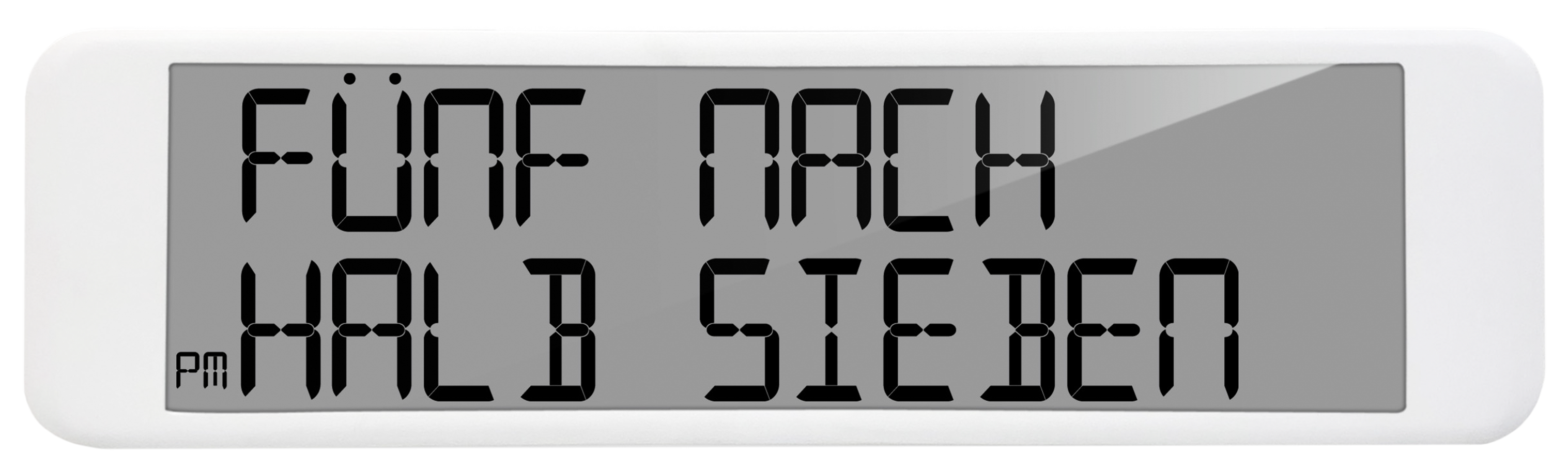 WS8125  technoline Quarz-Wanduhr mit Wortanzeige