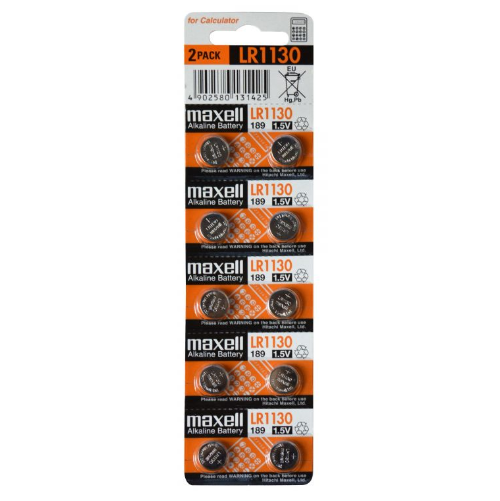 LR54 Maxell Electronic-Batterie, 10er Blister