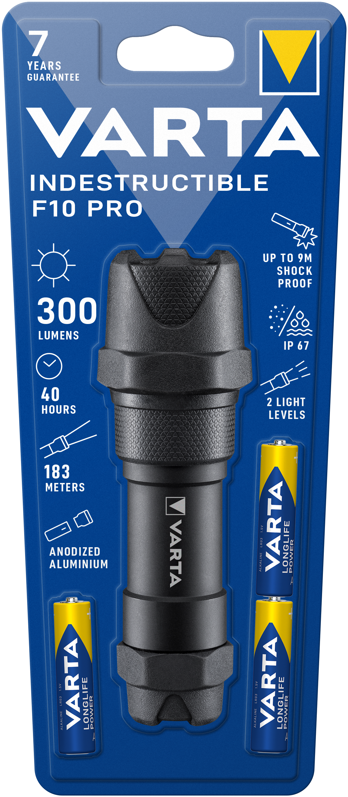 T18710 Varta Indestructible F10 Pro 3AAA
