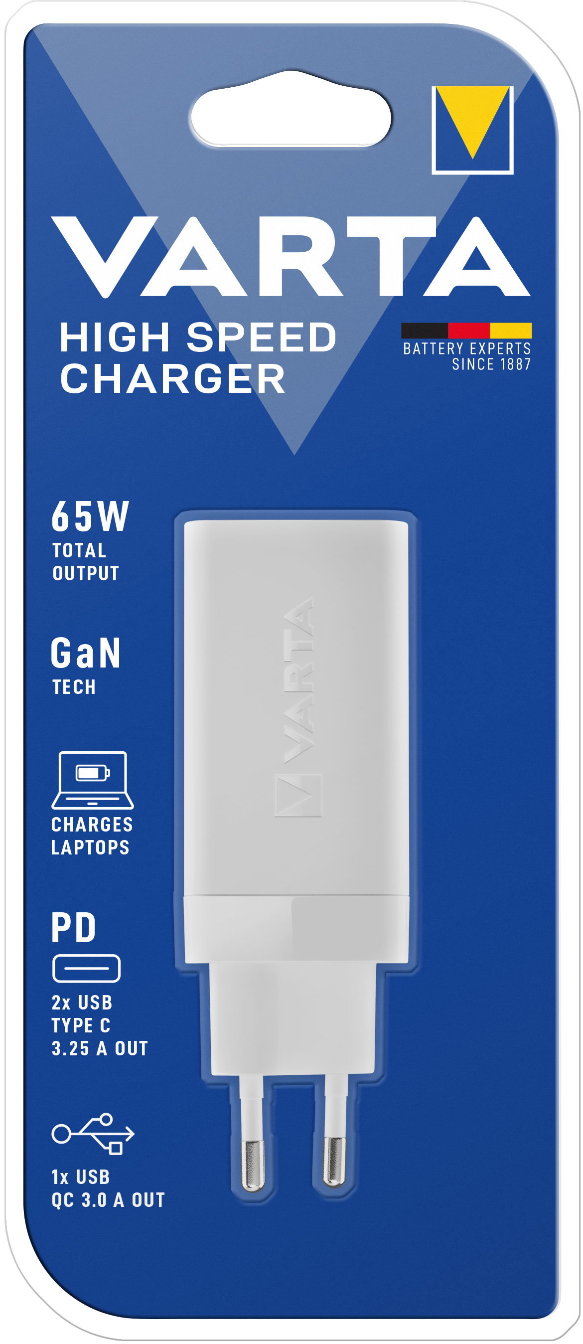 V57956 Varta High Speed USB-Ladegerät 65W