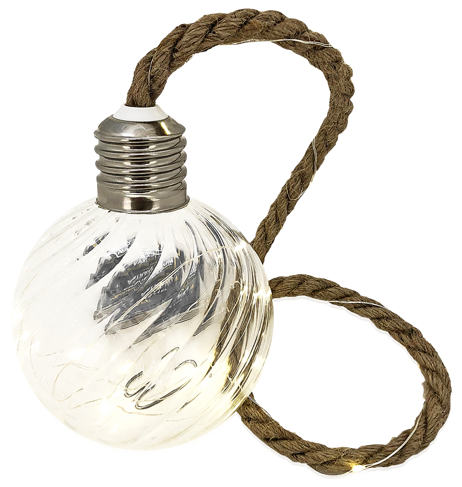 918001  technoline Lichterketten-Seil mit Glaskugel