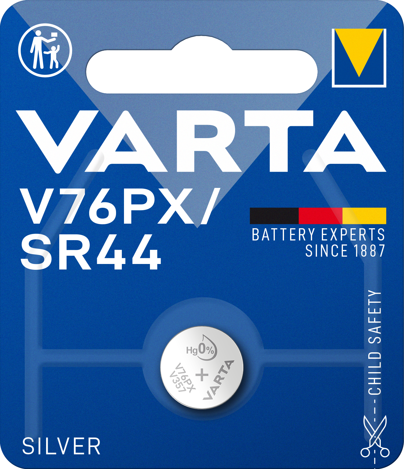 V76 PX Varta Professional Electronics