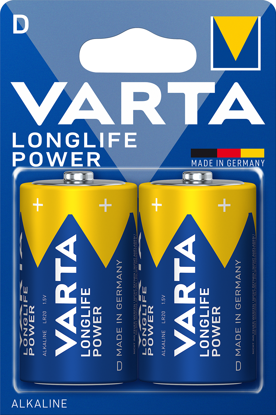 V4920 Varta Longlife Power Batterie 2er Blister