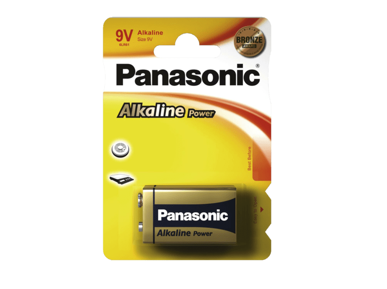 6LR61/1BP  Panasonic Alkaline Power Batterie