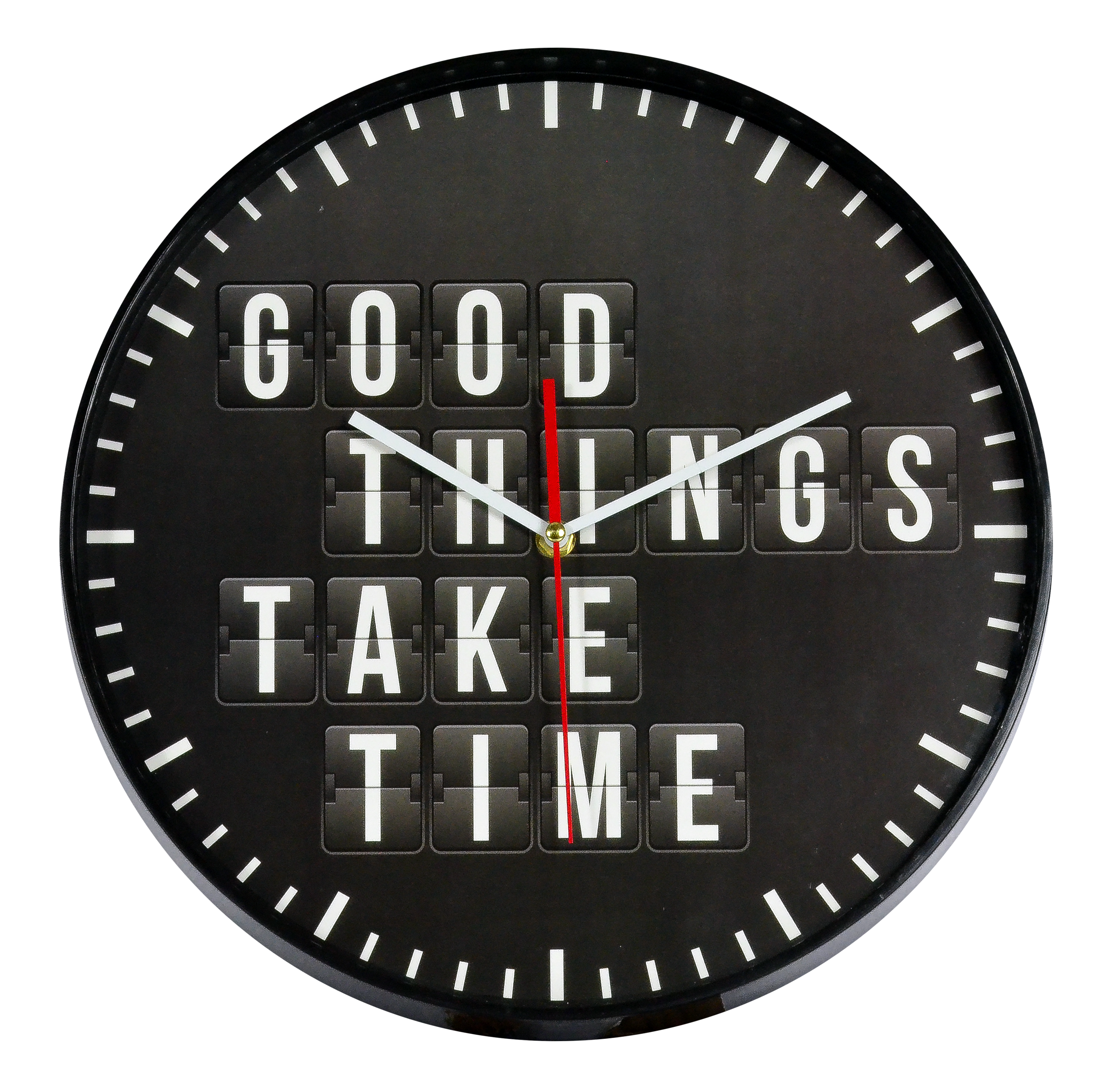 775485 Quarz-Wanduhr, Ø = 35cm