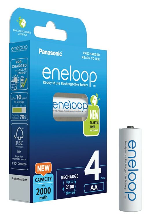 Panasonic eneloop NEW! BK-3MCDE AA 2000mAh 