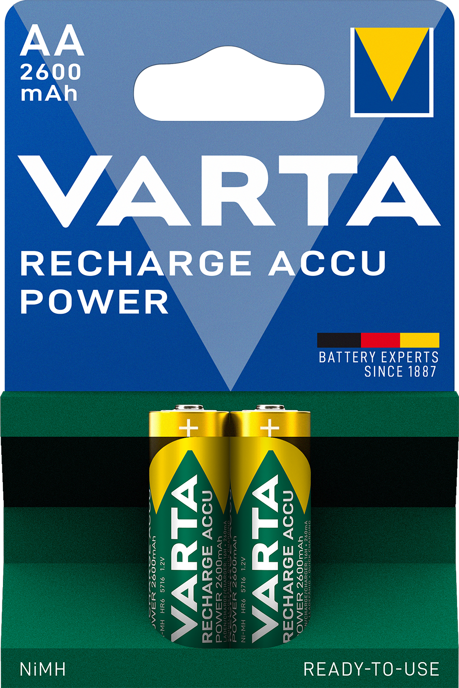 V5716  Varta Recharge Accu Power 2er Blister