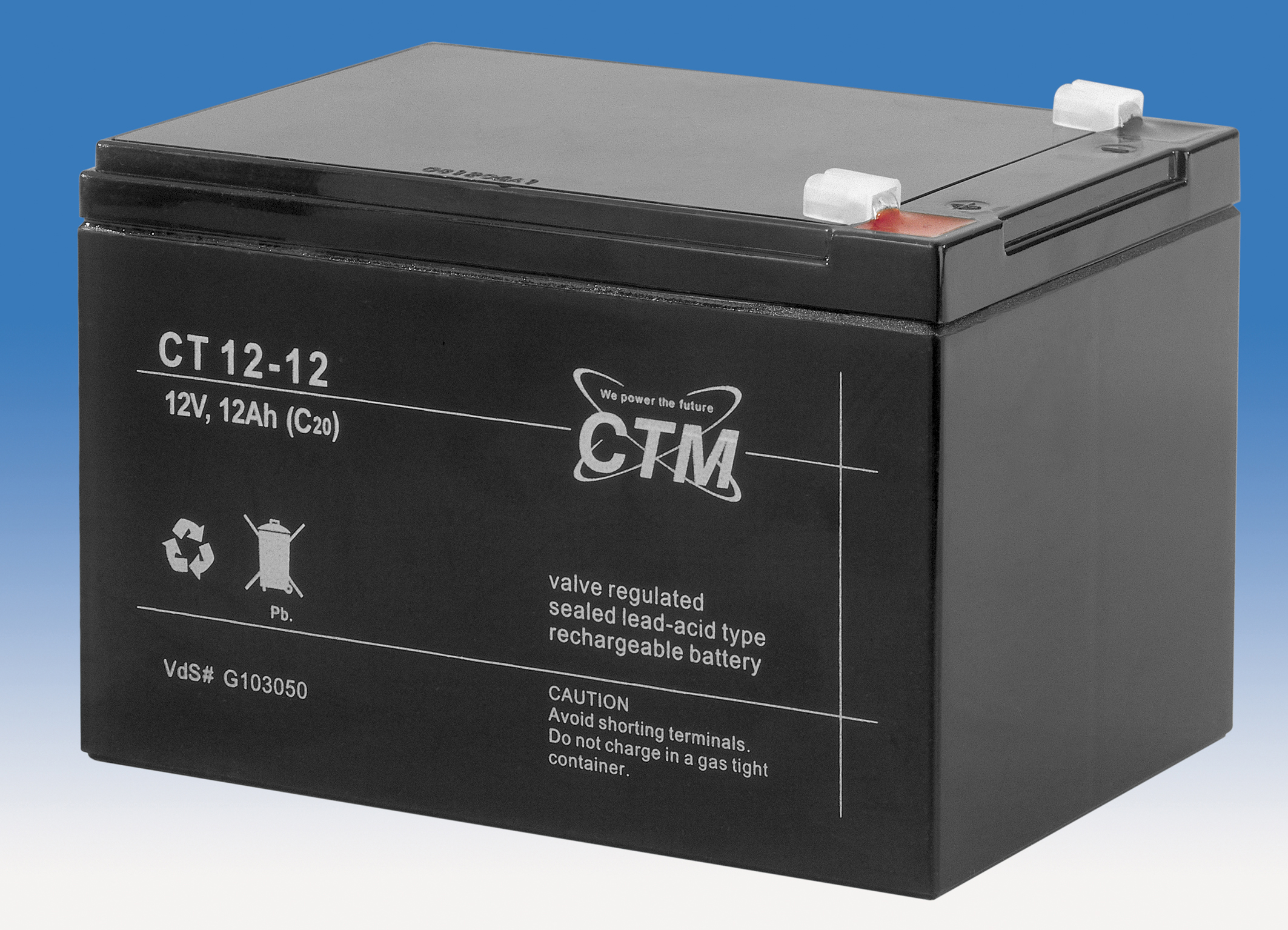 CT12-12 CTM Blei Gitter-Vließ-Batterie