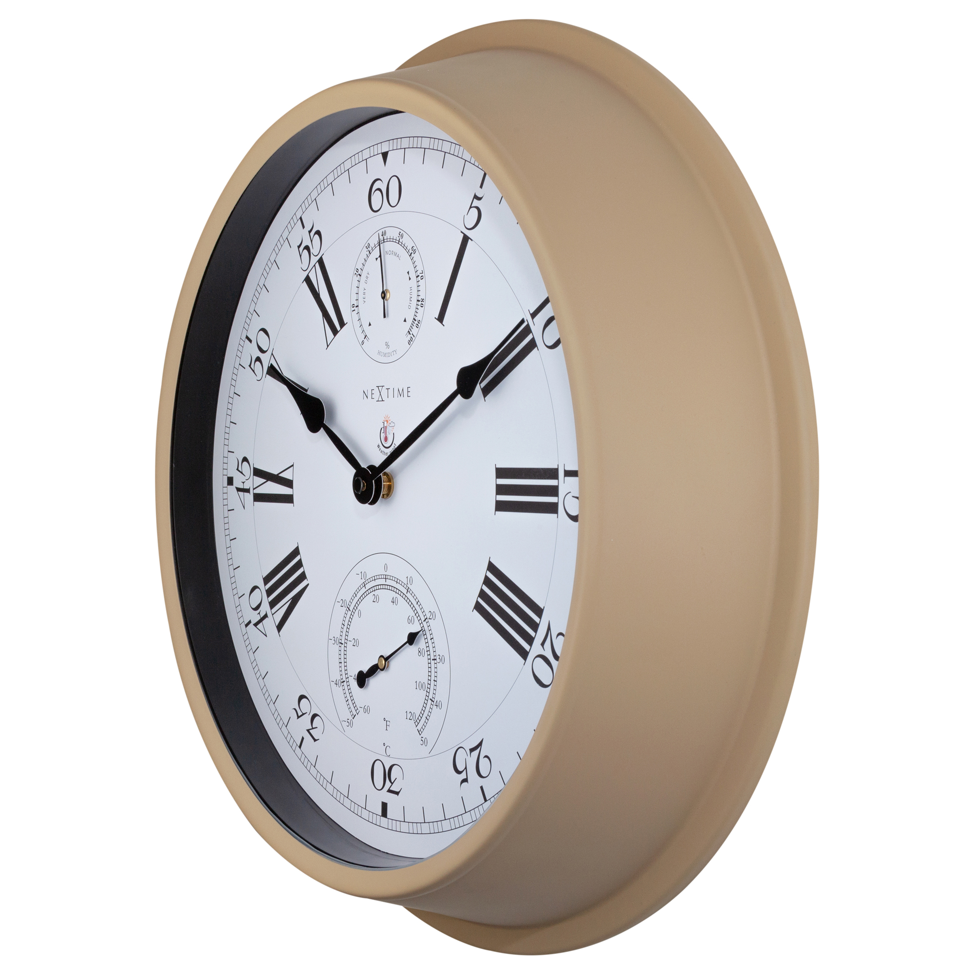 Nextime Weather 4305BR Station Clock Hyacinth