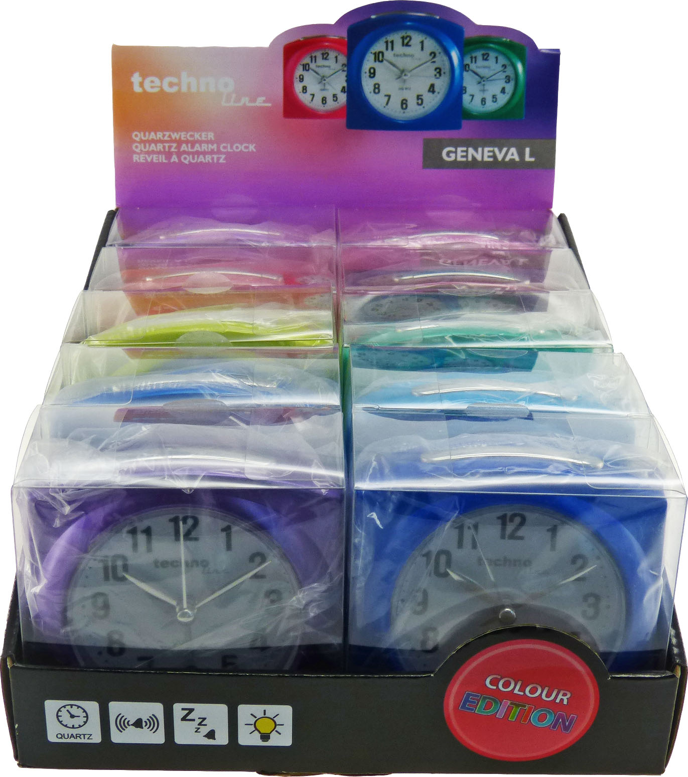 techonline Quarzwecker Modell L Set