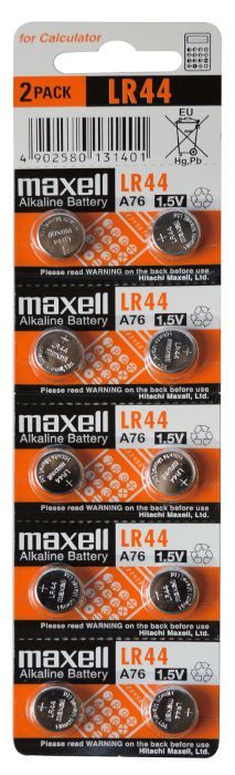 LR44 Maxell Electronic-Batterie, 10 er Blister