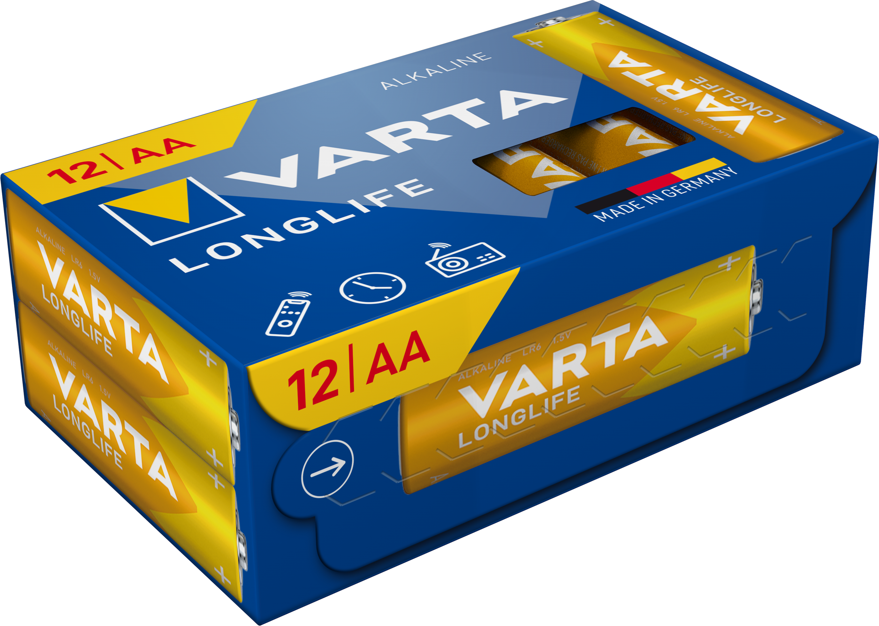 V4106 Varta Longlife  Batterie AA  Cube 12