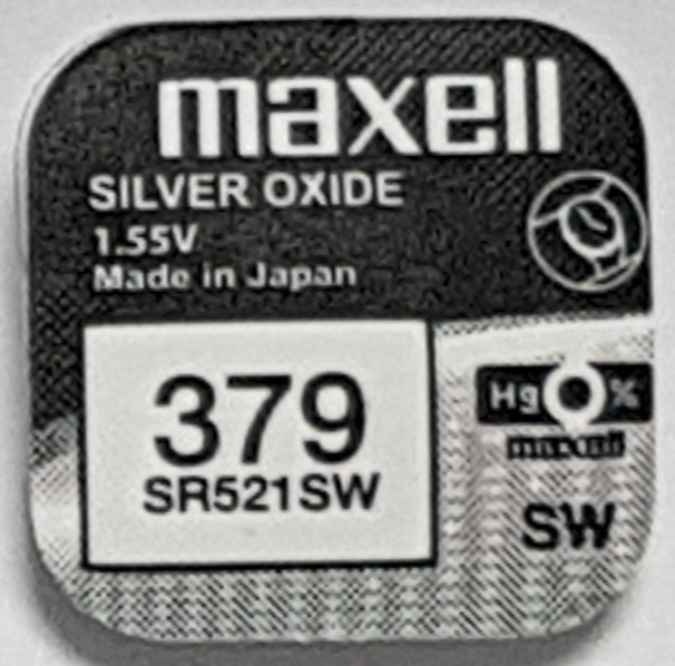 379 Maxell Uhrenbatterie
