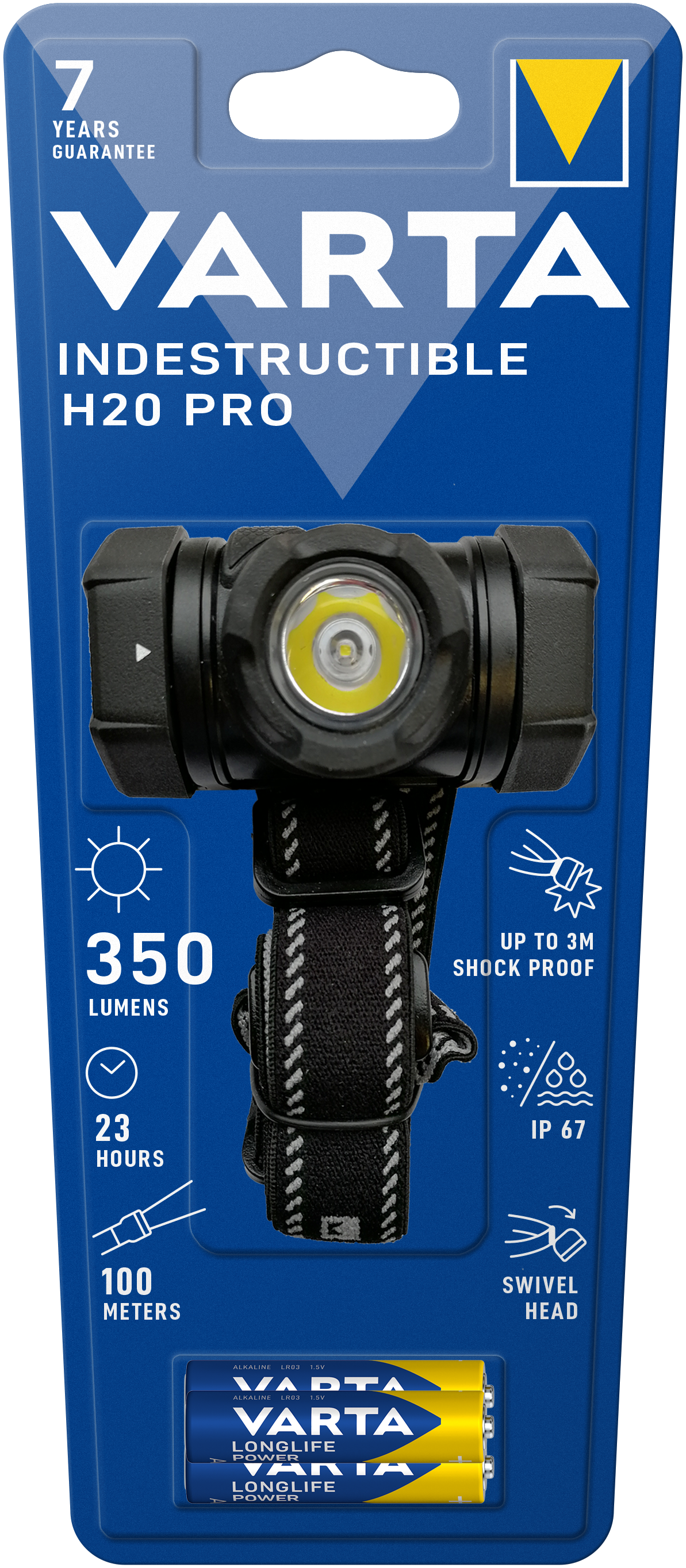 T17732 Varta Indestructible H20 Pro 3AAA