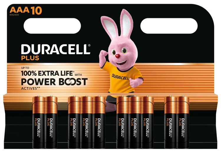 MN2400 Duracell Plus Boost 150% Extra Life, BL10