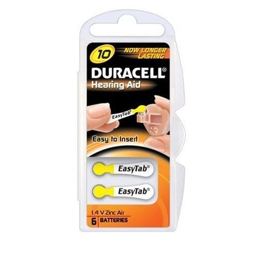 DA10 Duracell Activair Hörgerätebatterie 