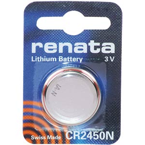 CR2450N Renata  Electronic-Batterie, 1er Blister