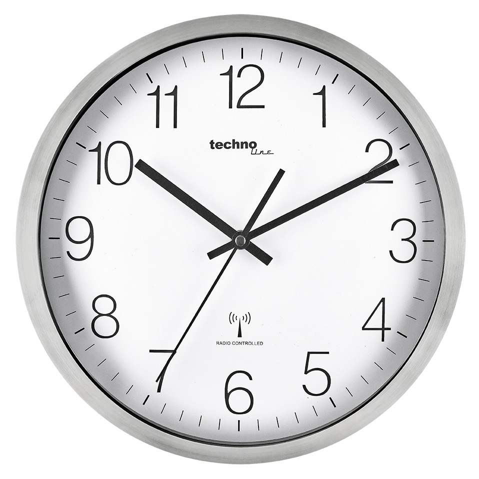 WT8910 technoline Funk-Wanduhr, Ø = 30cm