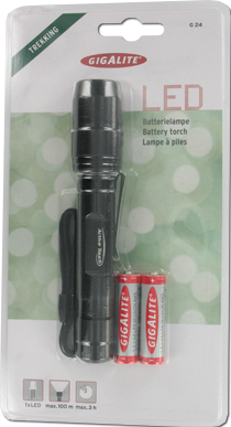 Mellert Gigalite G24 Trekking LED-Stablampe, schwarz