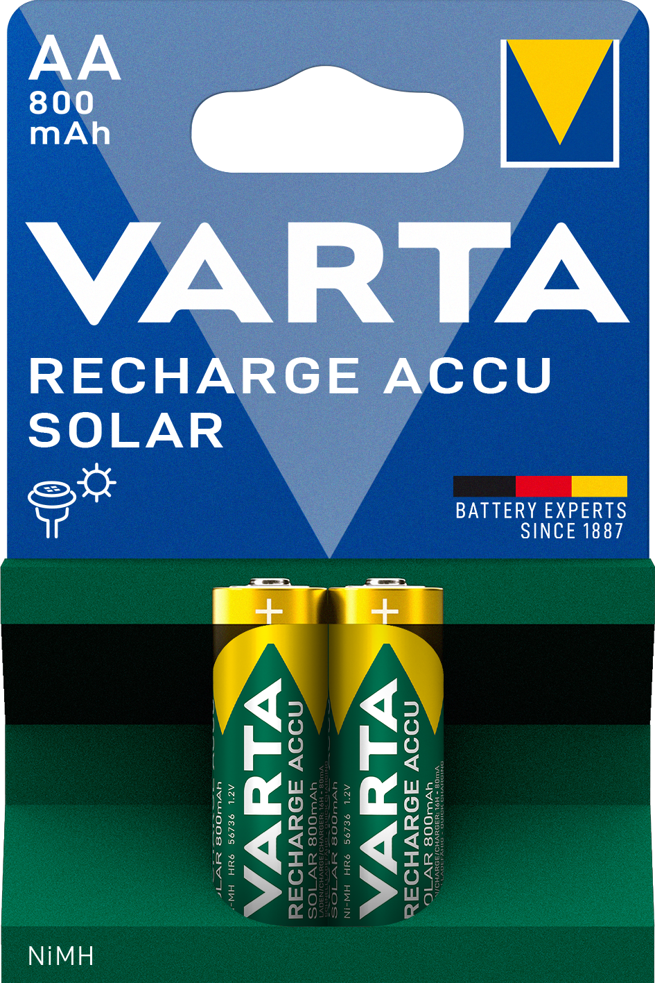 V56736 Varta Recharge Accu Solar 