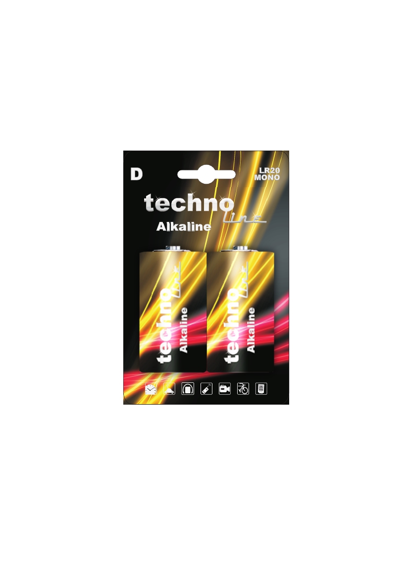 LR20 technoline Batterie 