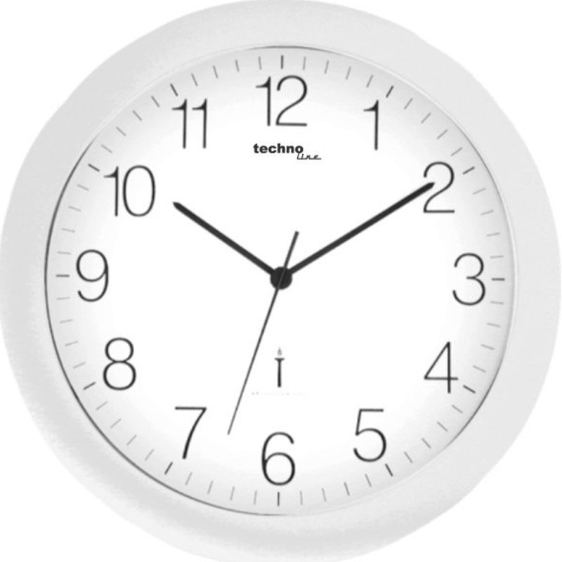 WT8000 technoline Funk-Wanduhr, Ø = 30cm