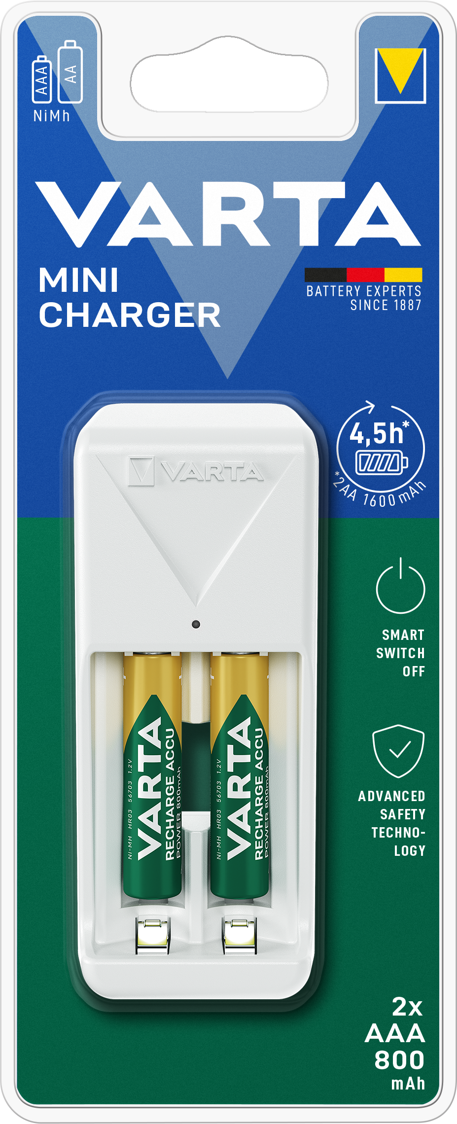 57656201421 Varta Easy Mini Charger