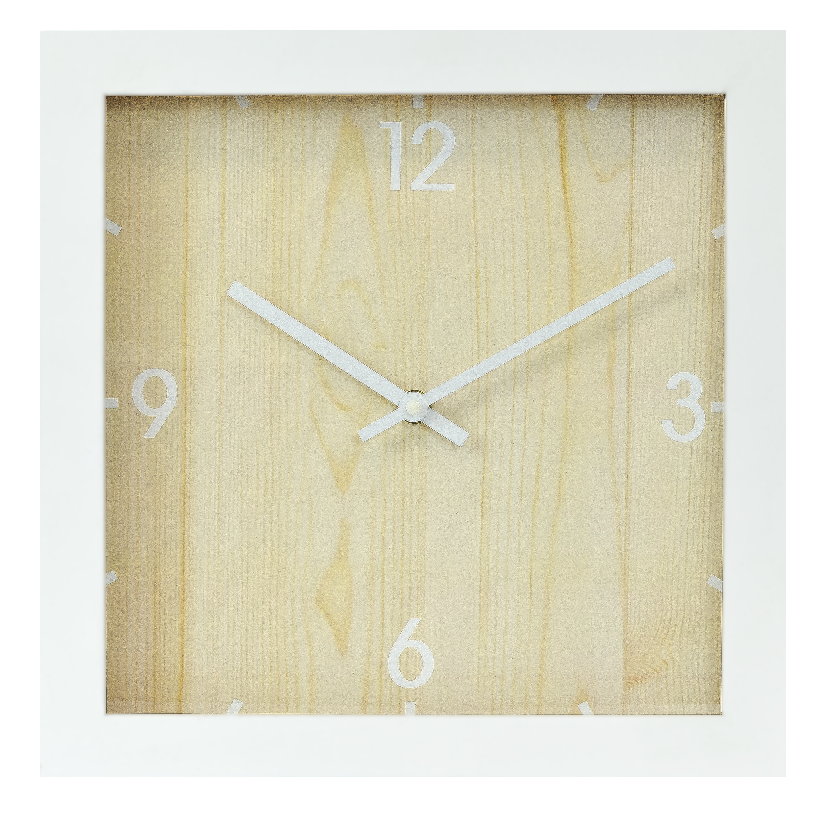 773419 Quarz-Wanduhr quadratisch