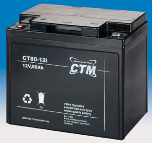CT80-12 CTM Blei Gitter-Vließ-Batterie