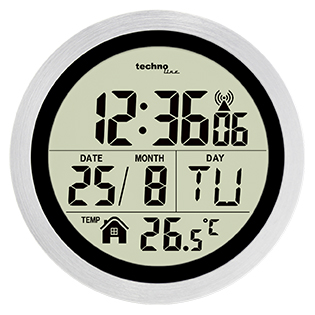 WT3005 technoline Funk-Baduhr, Ø =14,5cm