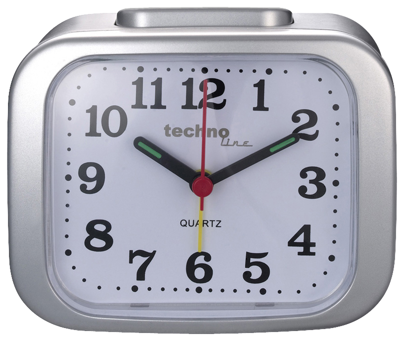 technoline Quarzwecker Model XL, silber
